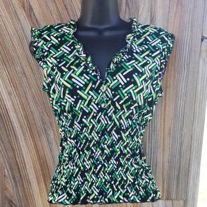 XOXO brand modern print top medium